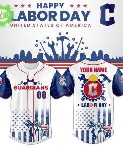 Cleveland Guardians x Labor Day Jersey Limited Edition Custom Name-3D Baseball Jersey