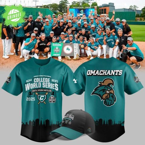Coastal Carolina Chanticleers NCAA Baseball College World Series 2025 Jersey