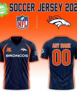 Denver Broncos NFL 2025 “Football x Football” Soccer jersey – Custom