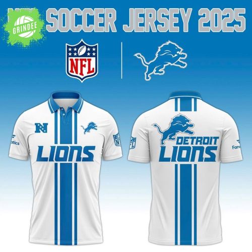 Detroit Lions NFL 2025 “Football x Football” Soccer Polo