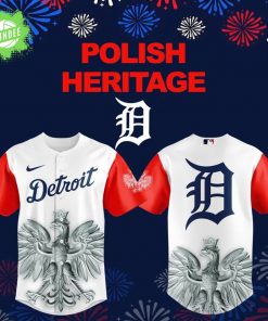 Detroit Tigers 2025 Polish Heritage Jersey