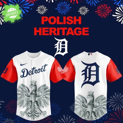 Detroit Tigers 2025 Polish Heritage Jersey