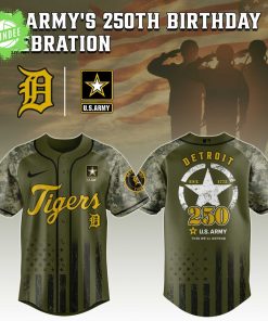 Detroit Tigers MLB x US ARMY’S 250th Birthday Jersey Editions Limited 2025