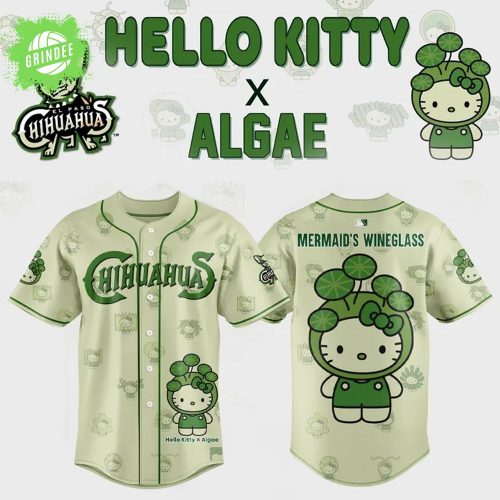 El Paso Chihuahuas x Algae Hello Kitty Baseball Jersey