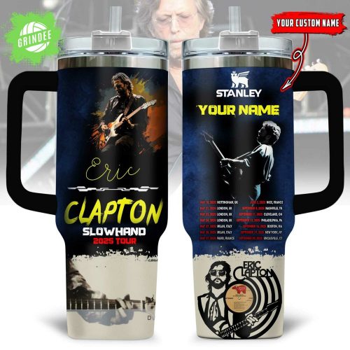 Eric Clapton “Slowhand” 2025 tour tumbler