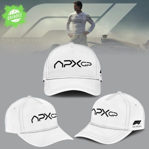 F1 The Movie 2025 APXGP “Prad Pitt” White Polo