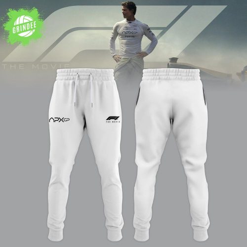 F1 The Movie 2025 APXGP “Prad Pitt” White Polo