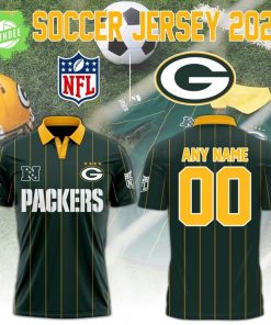 Green Bay Packers NFL 2025 “Football x Football” Soccer Polo- Custom