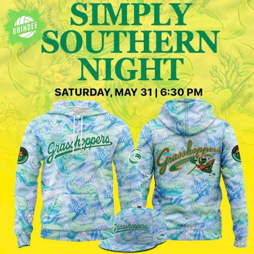 Greensboro Grasshoppers New 2025 Hoodie