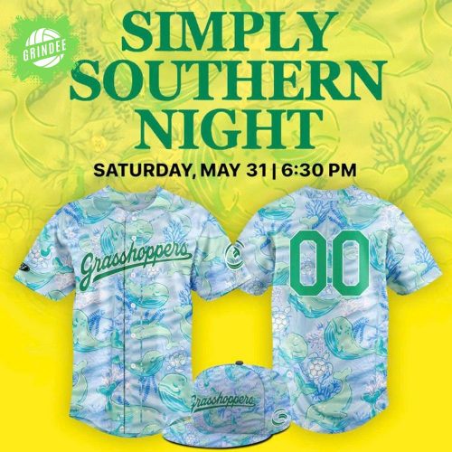 Greensboro Grasshoppers New 2025 Jersey
