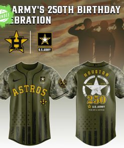 Houston Astros MLB x US ARMY’S 250th Birthday Jersey Editions Limited 2025