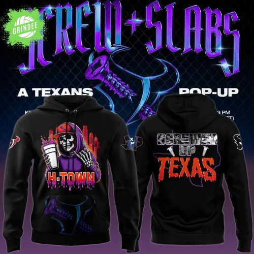 Houston Texans x DJ Screw Hoodie Black Limited Edition
