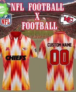 Kansas City Chiefs NFL Football x Football Polo Shirt