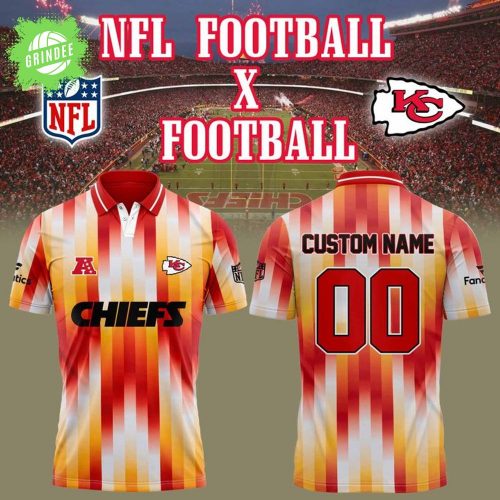 Kansas City Chiefs NFL Football x Football Polo Shirt