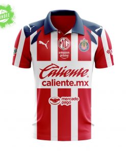 LIGA MX Chivas Guadalajara Personalized 2026 Home Design Polo