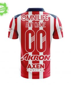 LIGA MX Chivas Guadalajara Personalized 2026 Home Design Polo