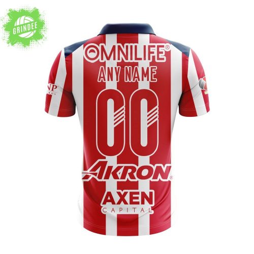 LIGA MX Chivas Guadalajara Personalized 2026 Home Design Polo