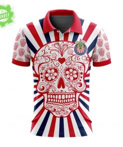 LIGA MX Chivas Guadalajara Special Dia De Muertos Design Polo