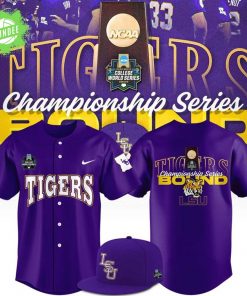 LSU Baseball 2025 Men’s CWS Omaha Jersey