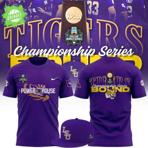 LSU Baseball 2025 Men’s CWS Omaha T-shirt