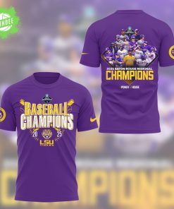 LSU Baseball The 2025 Baton Rouge Regional Champs TShirt