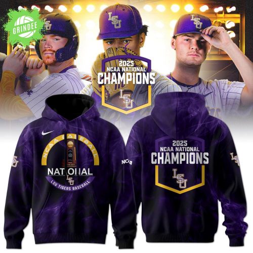 LSU Tigers Baseball College World Series 2025- Hoodie
