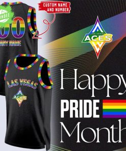 LV Aces Pride Night Basketball Jersey Custom Name & Number