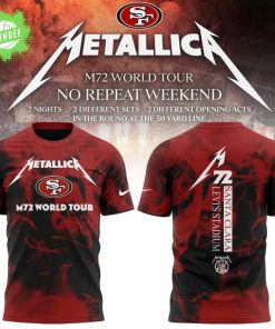 Limited Edition 2025 San Francisco 49ers x M72 World Tour Tee – A Must-Have Collab!