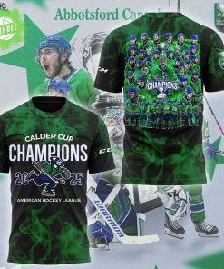 Limited Edition Ab Canucks 2025 CALDER CUP CHAMPIONS Tshirt