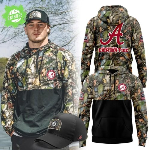 Limited Edition Alabama Camouflage Patterns 2025 Black Hoodie