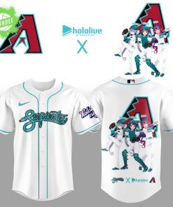 Limited Edition Arizona Diamondbacks Hololive Night Collaboration Jersey