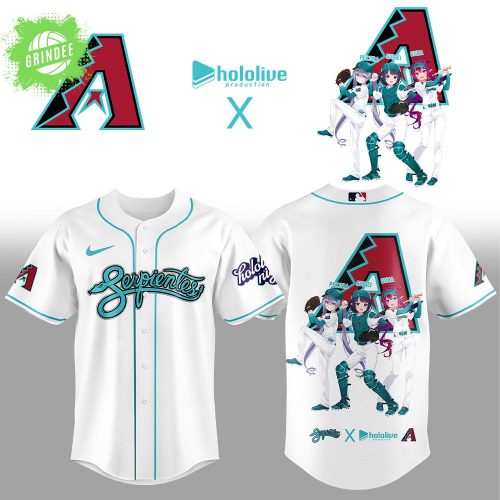 Limited Edition Arizona Diamondbacks Hololive Night Collaboration Jersey