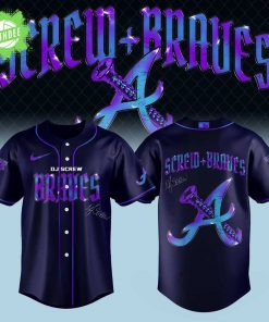 Limited Edition Atlanta Braves Honor All-Time DJ DJ Screw Signature Jersey