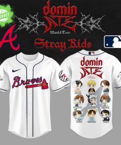 Limited Edition Atlanta Braves x Domin ATE White Combo Jersey