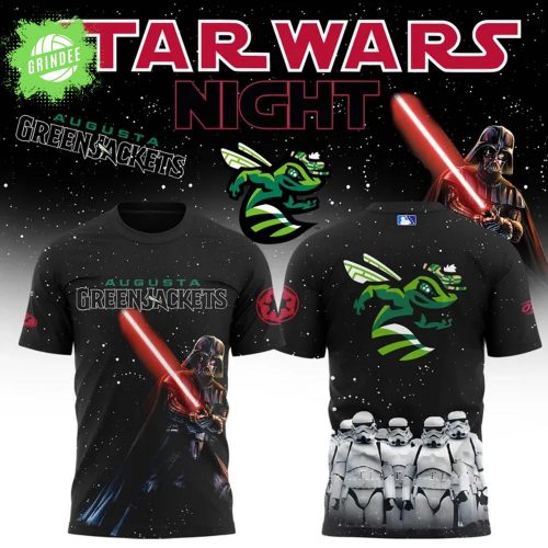 Limited Edition Augusta GreenJackets x Star War 2025 Tshirt