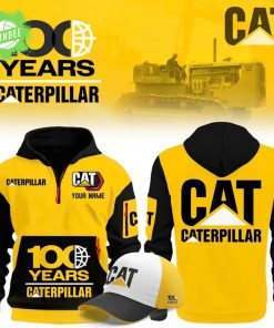Limited Edition CAT 100 Years H115 Yellow Hoodie 2025