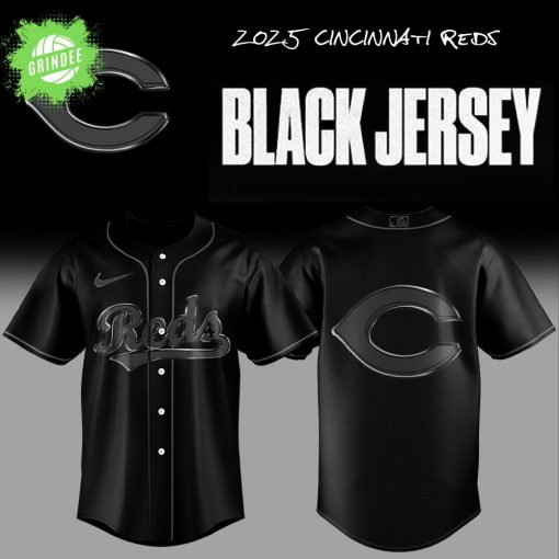 Limited Edition Cincinnati Reds Back In Black Jersey