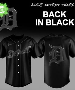 Limited Edition Detroit Tigers Back In Black Combo Jersey