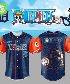 Limited Edition Detroit Tigers One Piece Night Game Blue Jersey