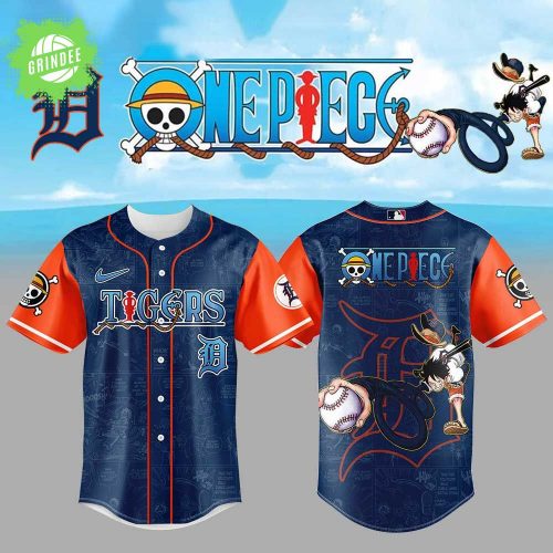 Limited Edition Detroit Tigers One Piece Night Game Blue Jersey