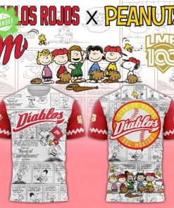Limited Edition Diablos Rojos del Mexico x Peanuts T-Shirt 2025