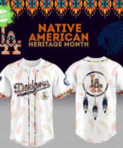 Limited Edition Dodgers x Native American Heritage Night 2025 Jersey-3D Baseball Jersey