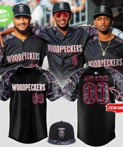 Limited Edition Fayetteville Woodpeckers Black Ops is Black Jersey 2025