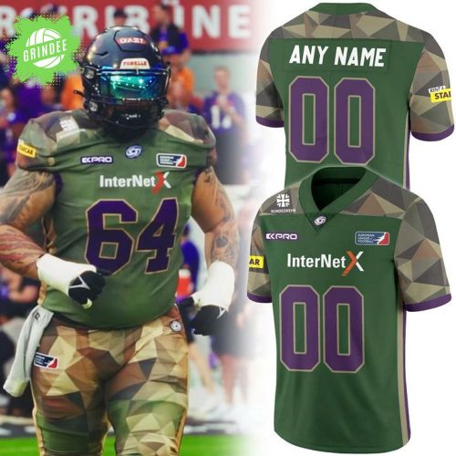 Limited Edition Frankfurt Galaxy Bundeswehr Football Jersey 2025