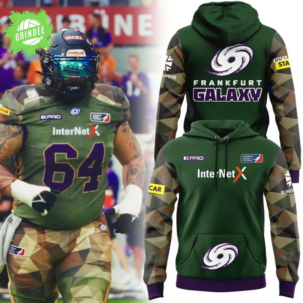 Limited Edition Frankfurt Galaxy Bundeswehr Hoodie 2025 Limited Edition Frankfurt Galaxy Bundeswehr Hoodie 2025