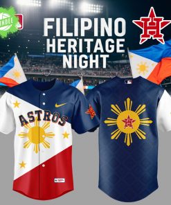 Limited Edition Houston Astros Celebrating Filipino Heritage Night Jersey