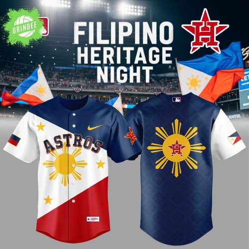 Limited Edition Houston Astros Celebrating Filipino Heritage Night Jersey