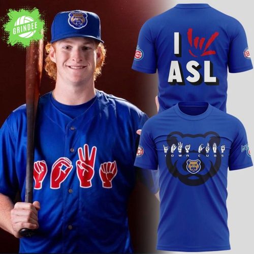 Limited Edition Iowa Cubs x American Sign Language Night 2025 tshirt