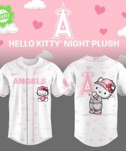 Limited Edition Los Angeles Angels x Hello Kitty Night Plus Jersey