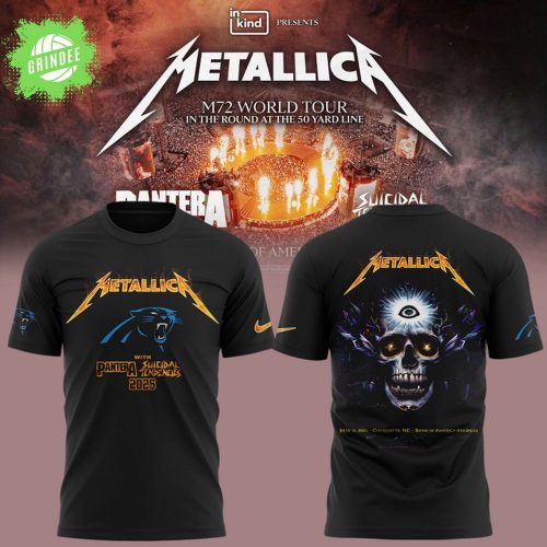 Limited Edition M72 World Tour x Carolina Panthers Tshirt 2025